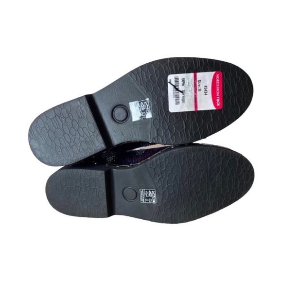 Free People Textile Tapestry Atlas Chelsea Ankle Boots In Navy Size 36 EU - Picture 6 of 9